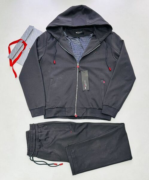 Мужской костюм Kiton мужской графитовый 168033