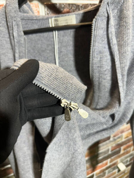 Мужской кардиган Brunello Cucinelli мужской графитовый 159126-7