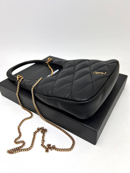 Сумка Saint Laurent женский кожа черный 165026-3