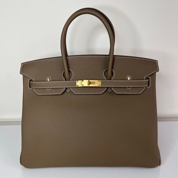 Сумка Hermès Birkin 35 ручная работа женский кожа 98295
