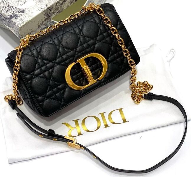 Сумка Christian Dior женский кожа черный 74033