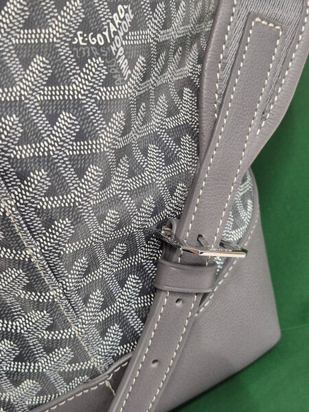 Мужской рюкзак Goyard мужской кожа графитовый 196043-3