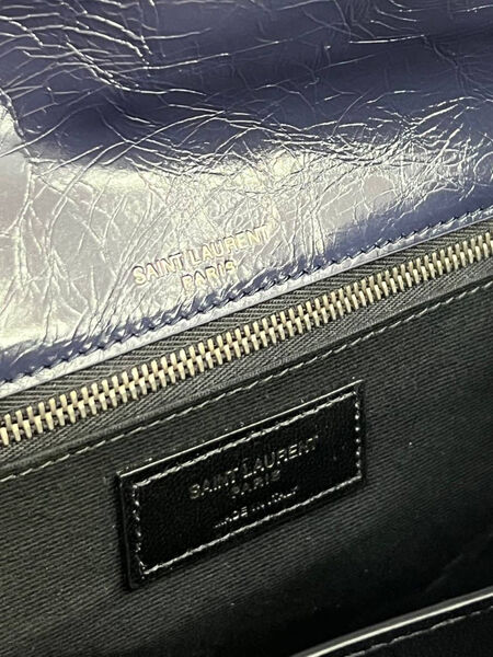 Сумка Saint Laurent Niki Medium женский кожа синий 160385-9