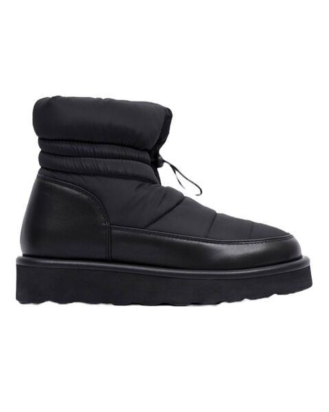 Угги Ugg Classic Mini Blow женский кожа черный 163462-2