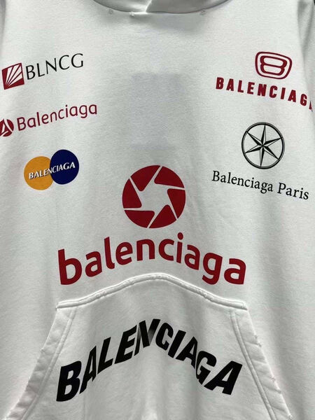 Худи Balenciaga женский белый 125732-3