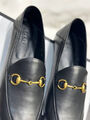 Лоферы Gucci женский кожа черный 99933-5