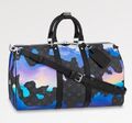 Дорожная сумка Louis Vuitton женский кожа черный 99884-1