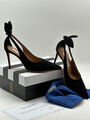 Туфли Aquazzura женский замша черный 100477-5