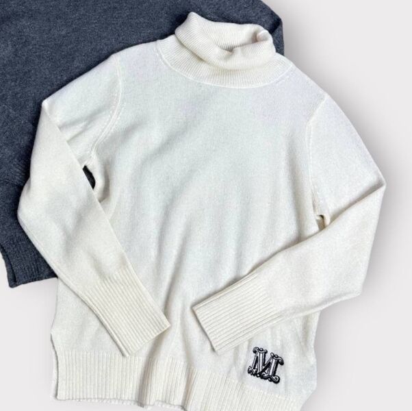 Свитер Max Mara женский вязаная ткань белый 166694