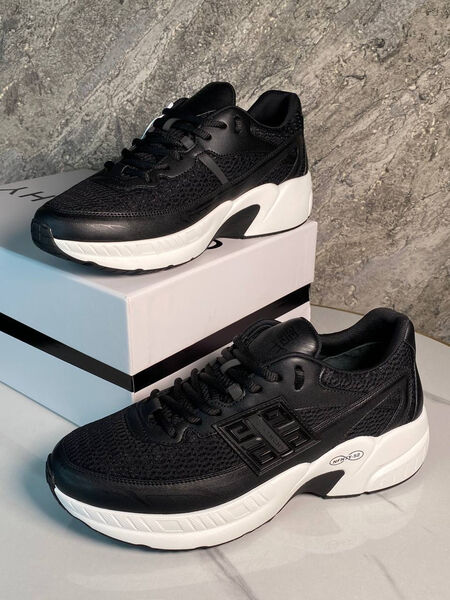 Мужские кроссовки Givenchy мужской кожа черный 172781-3