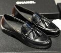 Лоферы Chanel женский кожа черный 146282-1