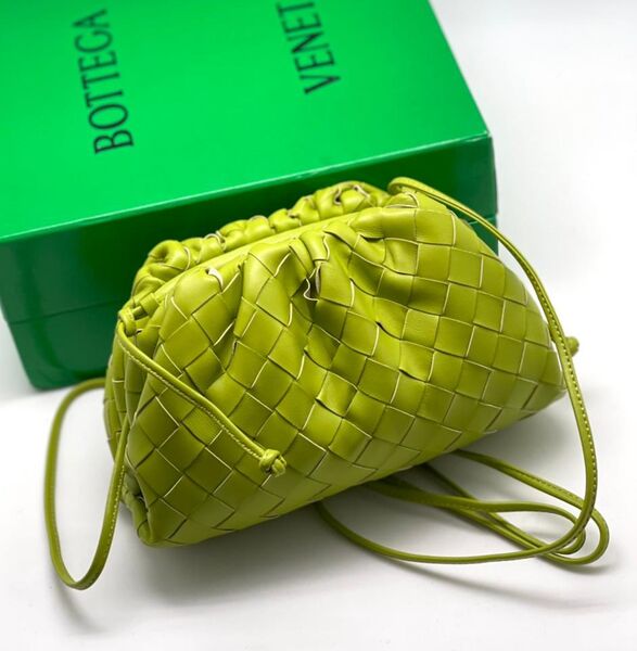 Сумка Bottega Veneta женский замша болотный 72553