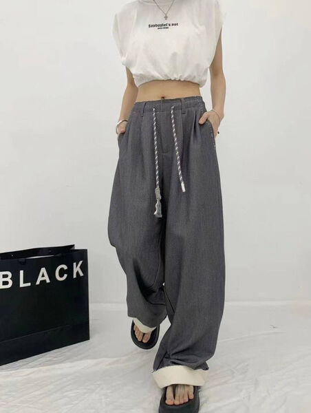 Брюки Maison Margiela женский графитовый 192100-2
