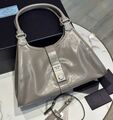 Сумка Prada женский кожа графитовый 187553-1