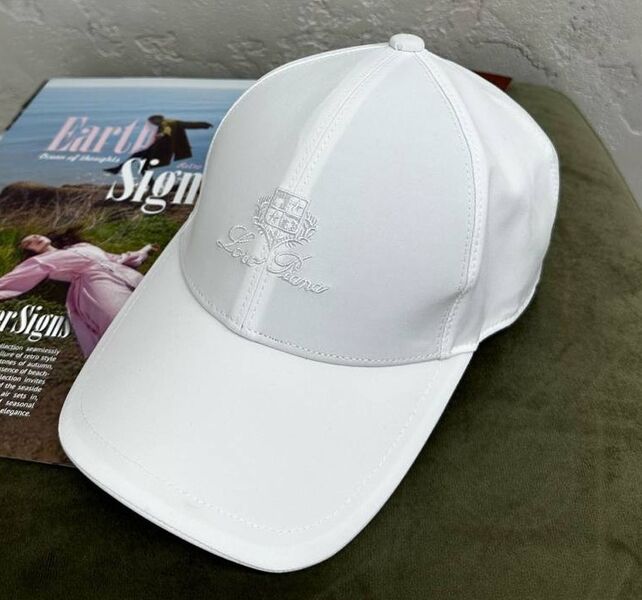 Кепка Loro Piana женский хлопок белый 184922