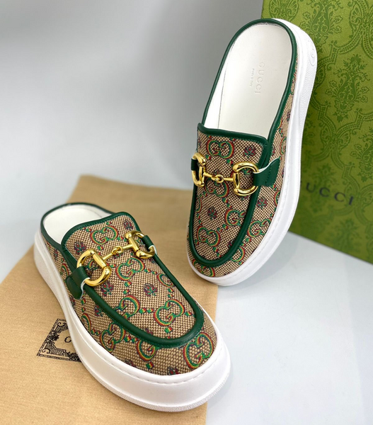 Сабо Gucci женский текстиль 65592