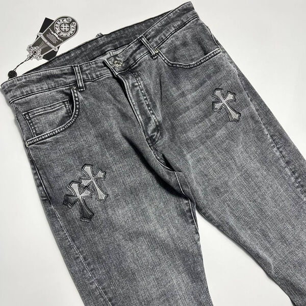 Мужские джинсы Chrome Hearts мужской джинса графитовый 153184-2