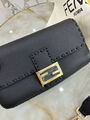 Сумка Fendi женский кожа черный 142102-2