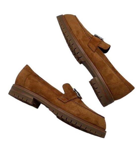 Лоферы Hermès женский замша 104419-3