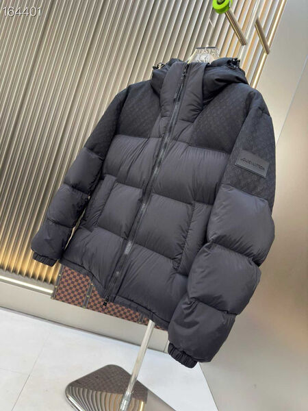 Мужской пуховик Louis Vuitton мужской черный 167564-9