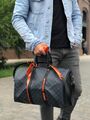 Дорожная сумка Louis Vuitton мужской канва темно-серый 19190