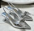 Туфли Prada женский кожа графитовый 139674-1