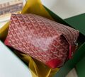 Косметичка Goyard женский кожа бордовый 156911-1