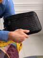 Клатч Bottega Veneta мужской кожа черный 26011-2
