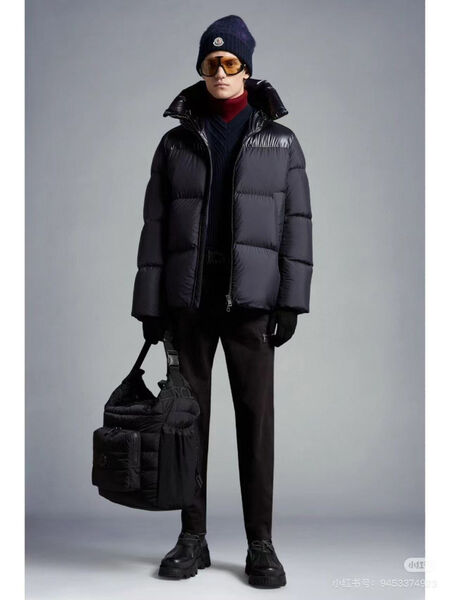 Мужской пуховик Moncler мужской черный 170164-2