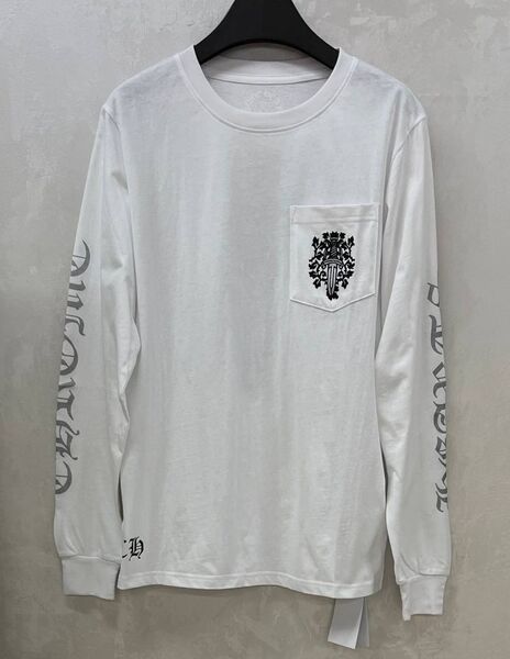 Лонгслив Chrome Hearts женский белый 196987