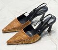Туфли Saint Laurent женский кожа 174030-1