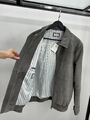 Мужская куртка Brunello Cucinelli мужской замша графитовый 195542-2