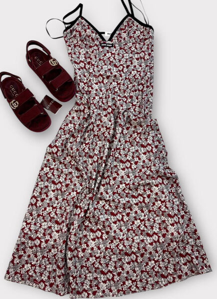 Платье Miu Miu женский бордовый 187796-4