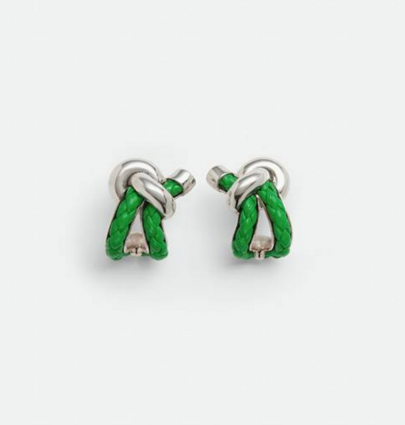 Серьги Bottega Veneta болотный 176117