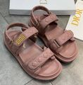 Сандалии Christian Dior женский кожа swift оранжевый 185989