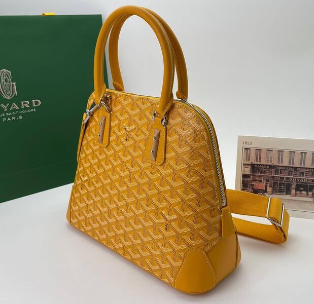 Сумка Goyard женский кожа горчичный 141404