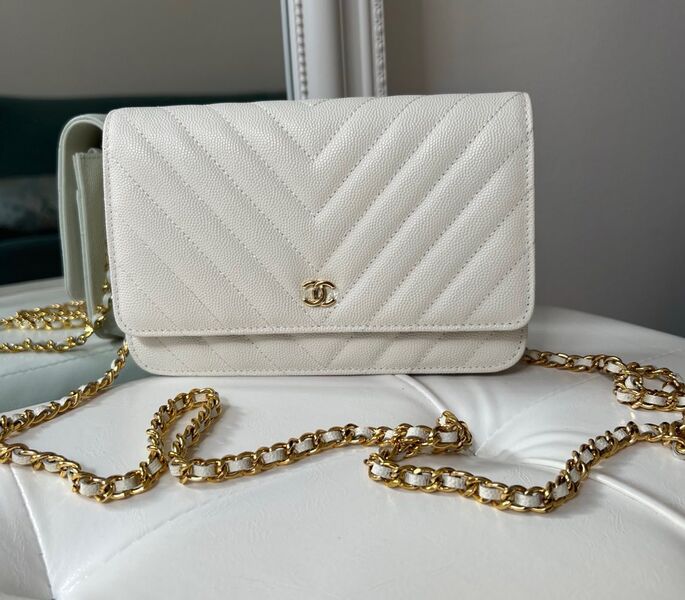 Сумка Chanel Mini женский кожа белый 143078
