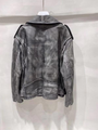 Куртка Balenciaga женский кожа графитовый 37484-5