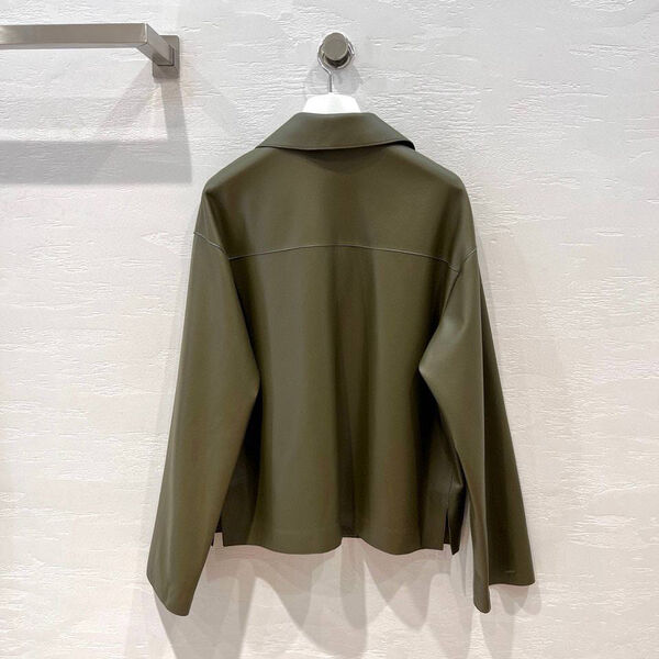 Куртка Loewe женский кожа болотный 156761-7
