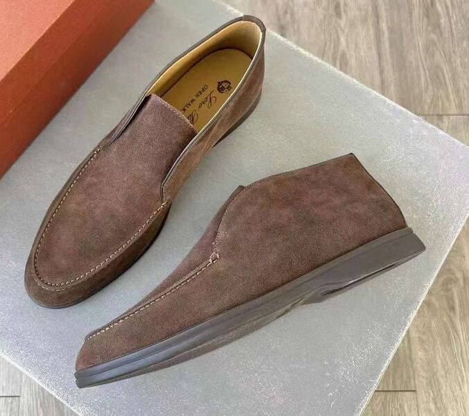 Мужские лоферы Loro Piana мужской замша 135719