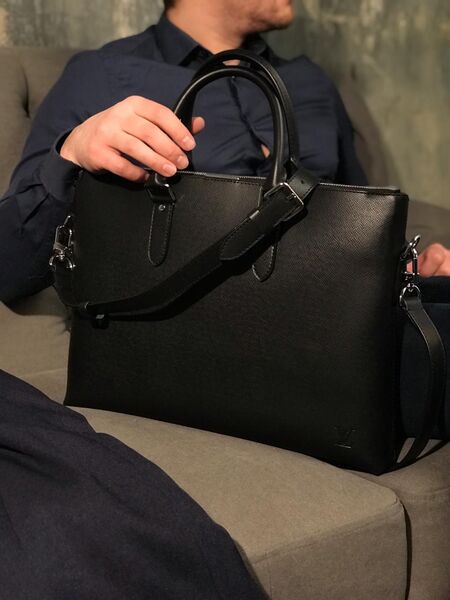 Мужской портфель Louis Vuitton мужской черный 52087-2