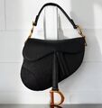 Сумка Dior Saddle женский кожа черный 74392-1