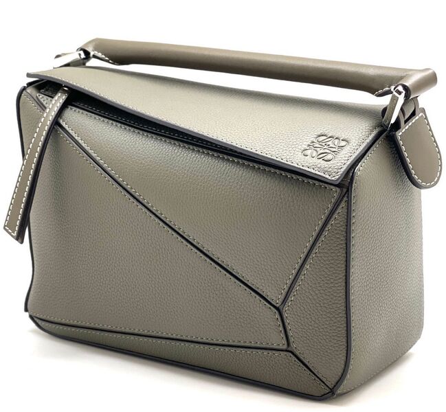 Сумка Loewe женский кожа болотный 102774