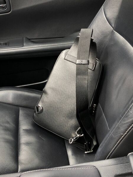 Мужская сумка слинг Louis Vuitton мужской кожа черный 95747-3