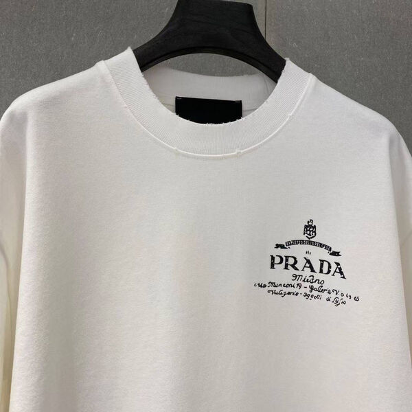 Мужская футболка Prada мужской белый 178501-3