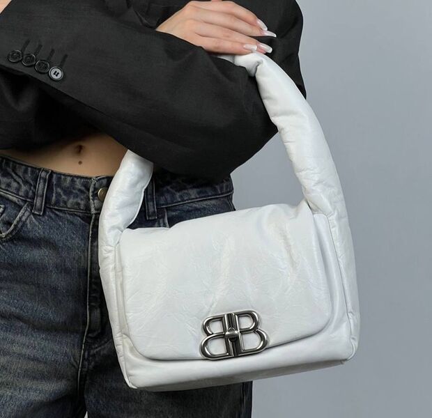 Сумка Balenciaga женский кожа белый 150587