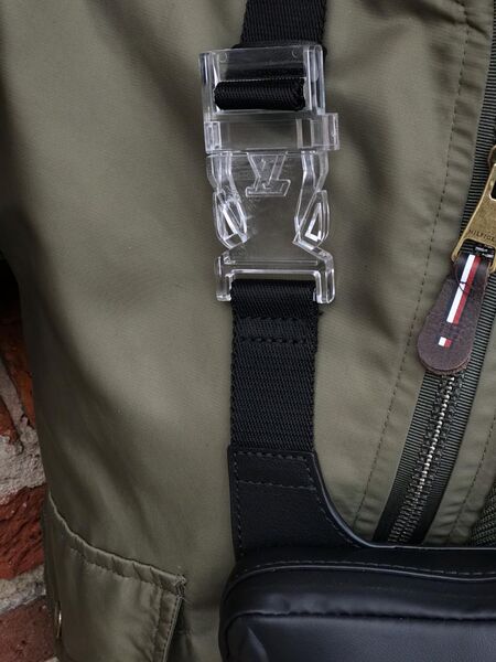 Мужская сумка слинг Louis Vuitton мужской кожа черный 70858-3