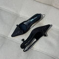 Туфли Miu Miu женский стразы черный 138140-2