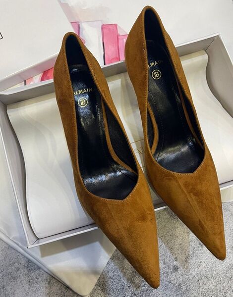 Туфли Balmain женский замша 114110