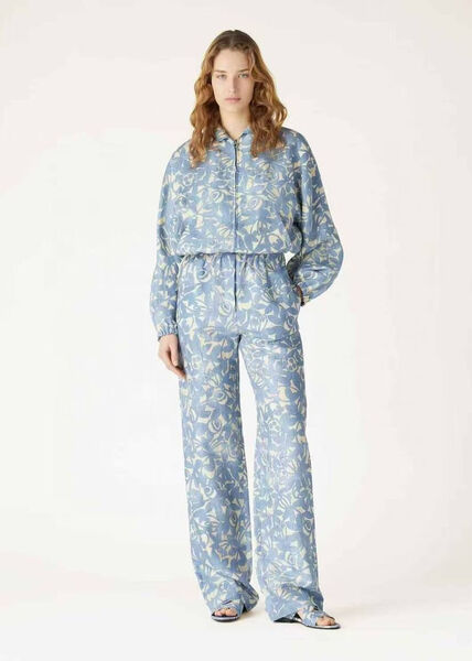 Костюм Loro Piana женский бирюзовый 187989-2